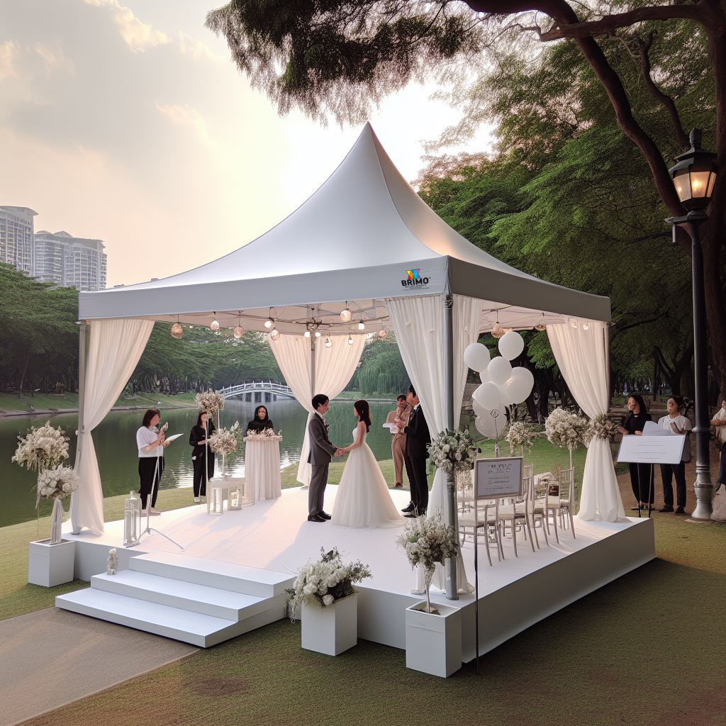 Tente pliante pour séminaires